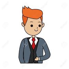 Handsome Red Hair Man Man In Suit Icon Image Cute Cartoon Vector  Illustration Design Royalty Free Cliparts, Vectors, And Stock Illustration.  Image 76564761.
