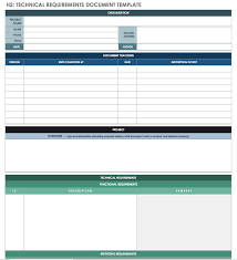 It includes all necessary attributes for a complete specification. Free Technical Specification Templates Smartsheet