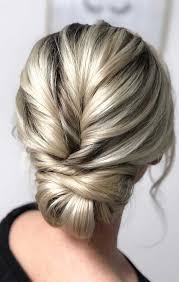 64 Chic Updo Hairstyles For Wedding And Any Occasion In 2020 Hair Styles Messy Hair Updo Wedding Hairstyles Updo
