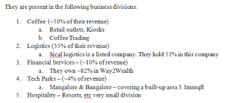 Amalgamated bean coffee trading co ltd bangalore. Cafe Coffee Day Will You Date Stock Opportunities Valuepickr Forum