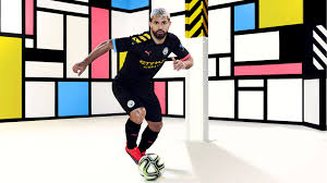 Shop new manchester city custom kits in home, away and third manchester city shirt styles online at shop4.mancity.com. Man City Kits 2019 20 Treble Winners Reveal 125 Year Anniversary Home And Away Shirts As Sergio Aguero Co Target More Silverware Goal Com