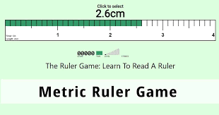 The individual lines between the numbers represent millimeters. New Metric Ruler Game Learn To Read A Metric Ruler