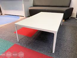 And if the used furniture you bought suddenly showed defects that weren't there before, you're out of luck. Want Dont Want Com Second Hand Office Furniture Used Office Furniture Tables Breakout Lounge Cafe Coffee Tables Used Vitra Plate White Coffee Table Designed By Jasper Morrison