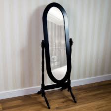 This mirror is provided with 4 hangers and can be wall mounted landscape or portrait. Vida Designs Nishano Black Cheval Mirror Wilko