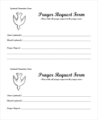 Maybe you would like to learn more about one of these? Free 11 Sample Prayer Request Forms In Pdf Word