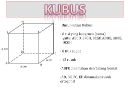Sebuah kayu dengan bentuk kubus mempunyai panjang sisi 14 cm. Kubus 6 Sisi Yang Kongruen Sama Yaitu Abcd Efgh Bcgf Adhe Abfe Ppt Download