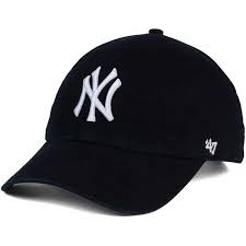 Black And White Baseball Cap New York Yankees 47 Mlb Black White 47 Clean Up Cap 28 Liked On Polyvore Featuring Accessories Hats Baseball Hats New York Yankees Yankees Baseball Cap