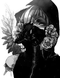 Gas mask boy anime, gas mask, manga, head png. 9 Tumblr Anime Art Drawings Gas Mask Art