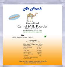 freeze dried camel milk powder 2 kg