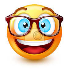 Happy fourth of july 2021! Nettes Nerd Gesicht Emoticon Oder 3d Smiley Emoji Lesen Mit Einer Fototapete Fototapeten Augenarzt Kontaktlinsen Emoticons Myloview De