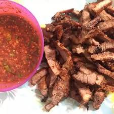 Sila klik link di bawah untuk resepi bertulis daging bakar air asam bahan perap : Makan Daging Bakar Cicah Air Asam Resepi Orang Kampung Facebook
