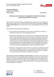 Definition, rechtschreibung, synonyme und grammatik von 'kultusministerkonferenz' auf duden online nachschlagen. Bildungssenatorin Scheeres Untersagt Grossere Schulveranstaltungen Und Alle Klassenfahrten Ins Ausland Grundschule Am Brandwerder In Spandau Staaken