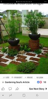 Pin By Rene Et Francoise On Garden How To S Ideas Designs Crafts Small Backyard Gardens Brick Garden Small Garden Design