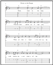 Free and premium pdf sheet music and tab for classical guitar. Home On The Range Free Guitar Tabs Sheet Music
