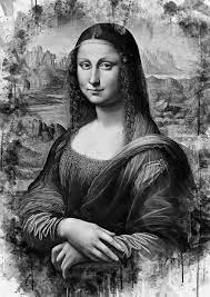 Excited To Share This Item From My Etsy Shop Mona Lisa Art Reproduction Abstract Ink Sketch Wall Art Home Decor Mona Lisa Ink Sketch Mona Lisa Drawing