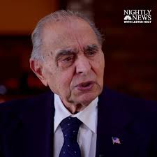 THOSE WHO SERVE: Meet the 93-year-old veteran who was just elected mayor in  Tinton Falls, New Jersey., Lester Holt has his story tonight