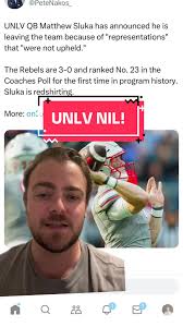 What is happening at UNLV! #unlv #unlvrebels #cfb #nil #alexdauterive  #football #fyp #sports #sportstiktok
