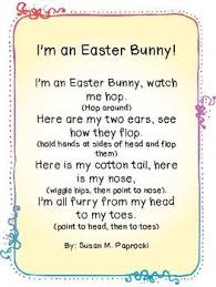 I M An Easter Bunny Poem Easter School Easter Lessons Plans Easter Lessons