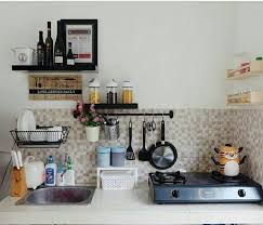 Siapa cakap yang anda tak boleh hias rumah sewa macam rumah yang dibeli? Inspirasi Deko Dapur Bajet Yang Kemas Comel Facebook