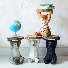 Animal Side Tables Graham Green Side Table Animal Coffee Kid Room Decor
