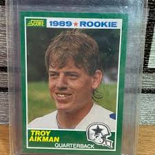 Troy Aikman Rookie Card