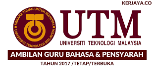 You are looking for skudai. Pengambilan Guru Bahasa Pensyarah Universiti Teknologi Malaysia Utm