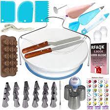 Nordic ware are the king of bundt cake tins (they even trademarked the name) and. New 73pcs Set Cake Turntable Decorating Mouth Set Diy Flower Table Fondant Cake Baking Decorating Tools Icing Tips Equipment Decorating Tip Sets Aliexpress