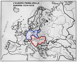 Si apre con una grande cartina,. Prima Guerra Mondiale L Europa Prima Della Guerra 1914 18