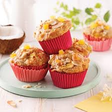 Muffins Tropicaux A L Ananas Et Lait De Coco Food Desserts No Bake Desserts