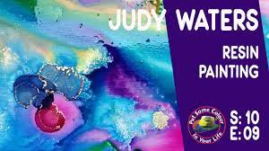 How To Create Colourful Resin Paintings With Judy Waters I Colour In Your Life Youtube