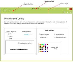 Winforms Metroform Modern Ui Windows Forms Syncfusion