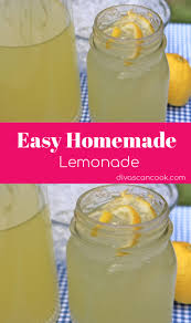 Easy Homemade Lemonade Recipe Old Fashioned Best Homemade Lemonade Recipe Homemade Lemonade Recipes Cold Drinks Recipes Best Lemonade