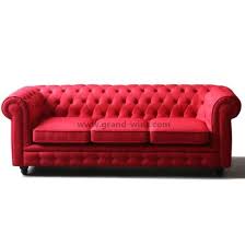 Buy view add to wishlist. Red Fabric Velvet Chesterfield Sofa Leisure Couch Set Hotel Bedroom China Counch Home Sofa Made In China Com
