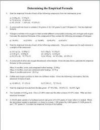 Determining Empirical Formulas Worksheet Worksheets Mcat Study Formula