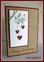 Get the kids involved too and send an anniversary message from the grandkids to the grandparents. Anniversary Romantic Valentine Anniversary Cards Handmade Valentine Day Cards Valentines Cards