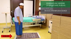 Solat duduk atau solat baring boleh dilakukan ketika dharurat sebagai contoh ketika sakit. Bwn Tatacara Sembahyang Pesakit Berdiri Dan Duduk Atas Kerusi Pesakit Yang Tidak Mampu Sujud Youtube
