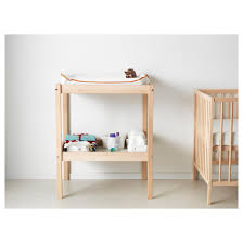 Sniglar Changing Table Beech White 28 3 8x20 7 8 In 2020 Ikea Changing Table Changing Table Ikea