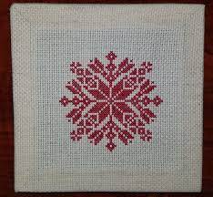The easy print version contains all cross stitch snowflake patterns and instructions. Fo Free Snowflake Pattern From Modern Folk Embroidery Great For A Quick And Easy Holiday Gift I Finished It In One Day Crossstitch