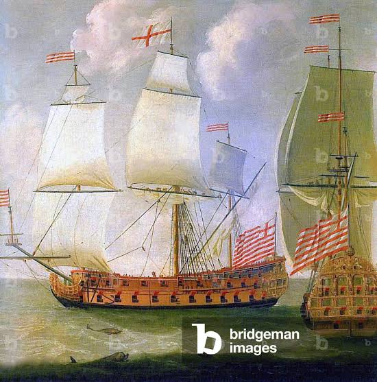 Image of Maritime: East India Company ships c. 1685.