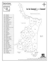 Búsqueda de códigos postales de méxico. Mapa Para Imprimir De Tamaulipas Mapa De Municipios De Tamaulipas Inegi De Mexico Cartes Interactives