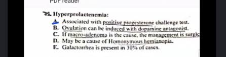 Image result for Progesterone Challenge Test