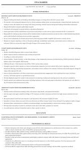 client services representative resume