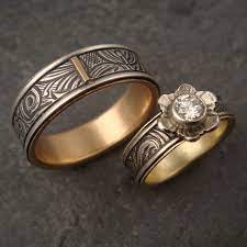 Wedding Ring Set Couple Ring Design Unique Engagement Rings Wedding Ring Sets
