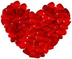 Rose Petals Heart Images For Valentines Day Heart Art Rose Petals