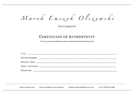 This work was to be in 20 volumes with 1,500 photographs. How To Create A Certificate Of Authenticity For Your Photography