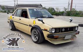jdm v2 fender flares wheel arch for toyota corolla ke70 made from sheet metal toyota corolla ke70 made from sheet metal