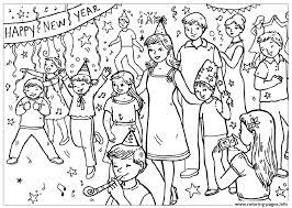 You can use the color posters to make decorated binders for school. For Kids New Year Party662c Coloring Pages Printable