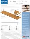 This carpet is made by shaw. Fressco Driftwood Coretec Stair Tread 03z70 00655 For The Productsdirect Com