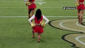 Fans only have to pay a little amount to enjoy the nfl football games live streaming actions. San Francisco 49ers Cheerleader Takes A Knee Before Thursday Night Football Game Vs Oakland Raiders In Santa Clara California Abc13 Houston
