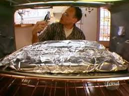 We found a 9 lib roast (with bones) that i put in a 220 degree oven at 11. Alton Shares His Technique For Making Perfect Every Time Baby Back Ribs This Video Is Pa Baby Back Ribs Alton Brown Baby Back Ribs Recipe Food Network Recipes